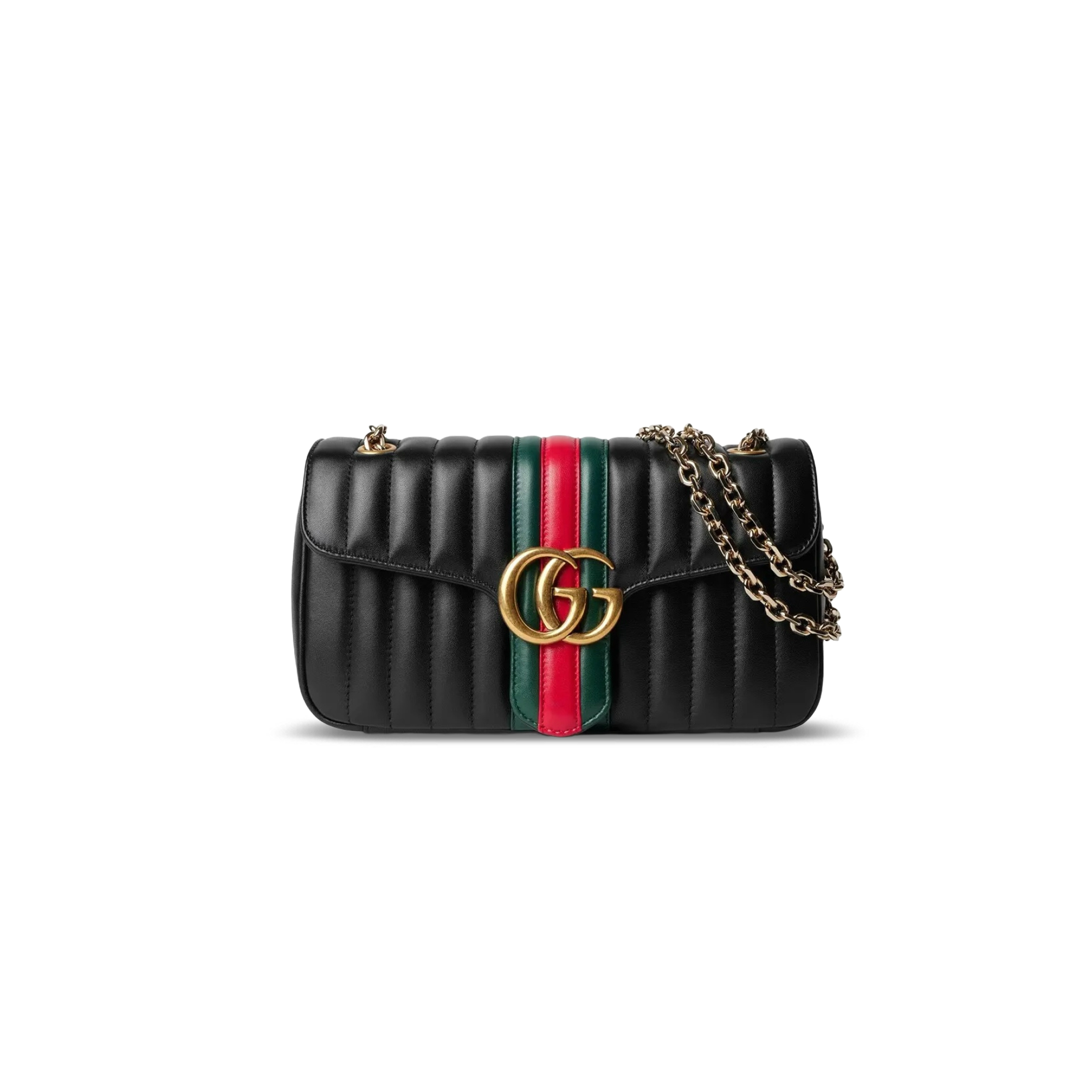 GUCCI JET SET GG MARMONT MEDIUM SHOULDER BAG A005XW (26*15*7cm)